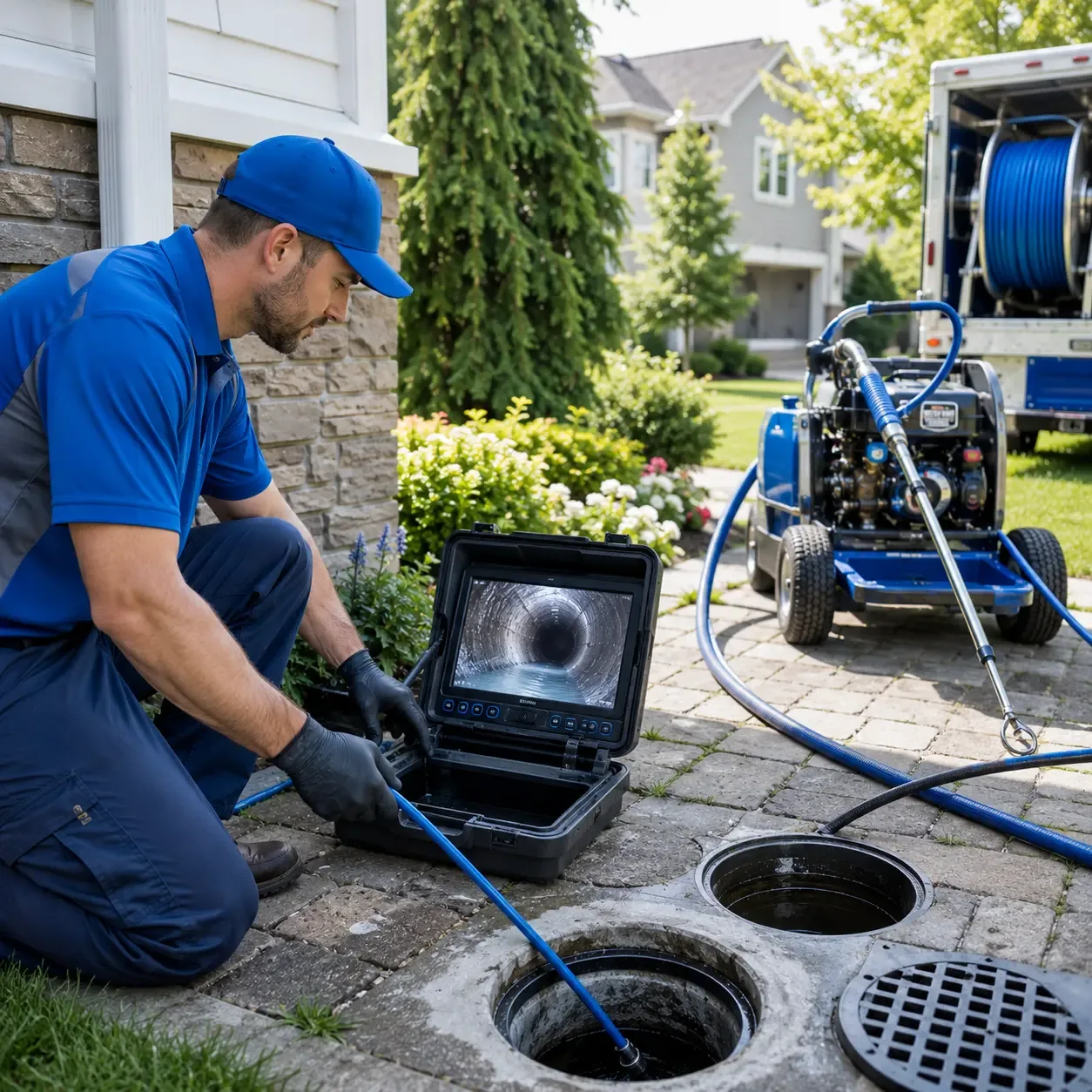 Outdoor drain cleaning professionals serving Grand Bay, AL